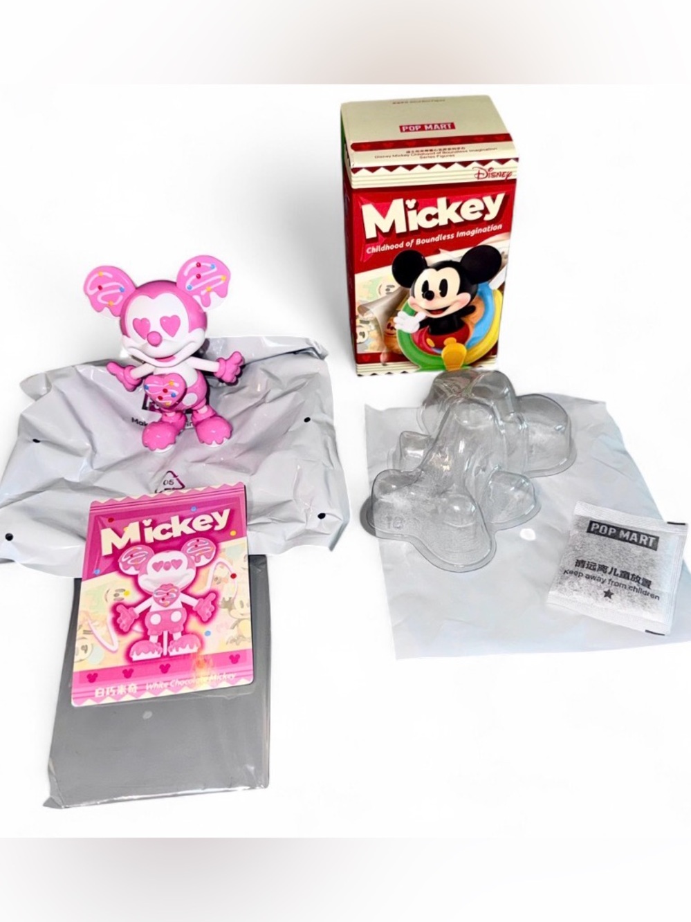 New POP MARTxDisney Childhood of Boundless Imagination White Chocolate Mickey 🤍🍫